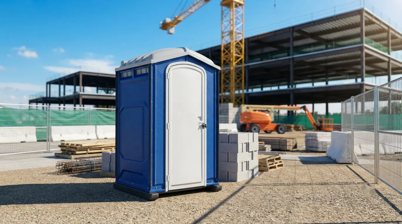 Porta potty in winter